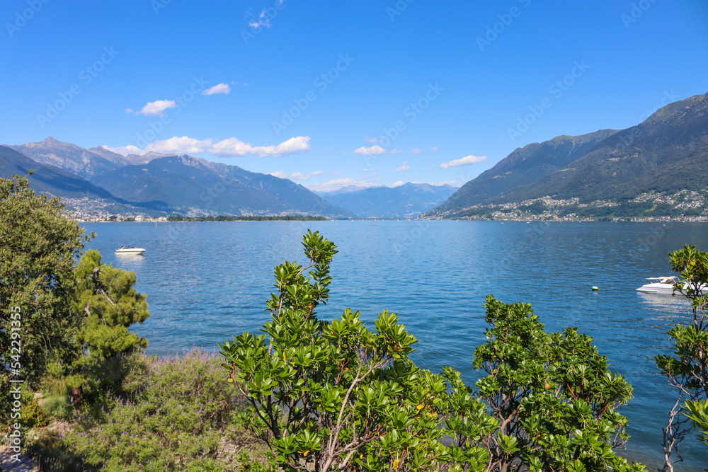 Blick auf den Langensee (Lago Maggiore)