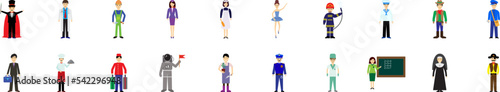 Professions vector design