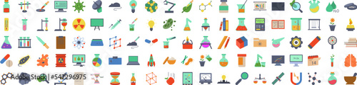 Science icon collections vector design