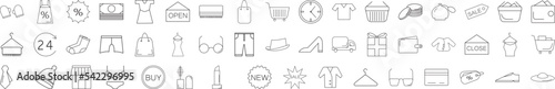 Shoppingex icon collections vector design