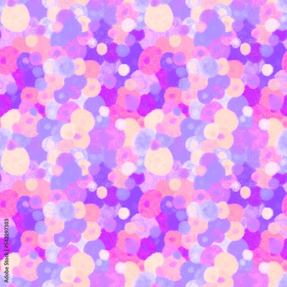 Abstract seamless paint spots markers pattern for wrapping paper and fabrics and linens and kids clothes print