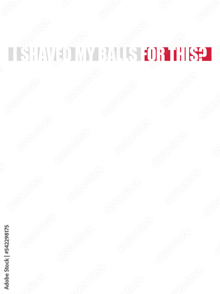 I shaved my balls I shaved my balls