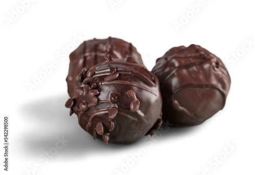Slika na platnu Milk chocolate candy , praline , truffle