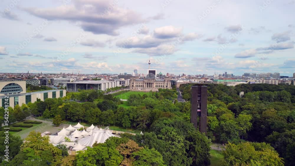 political Dome decisions for German people. Fantastic aerial view flight berlin political Dome decisions for German people. Fantastic aerial view flight berlin