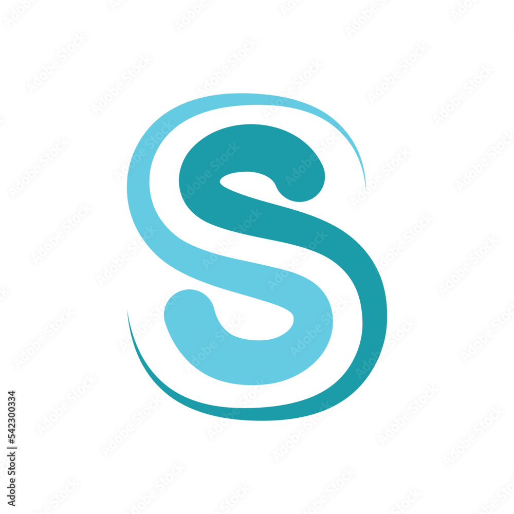 Obraz premium S letter logo design