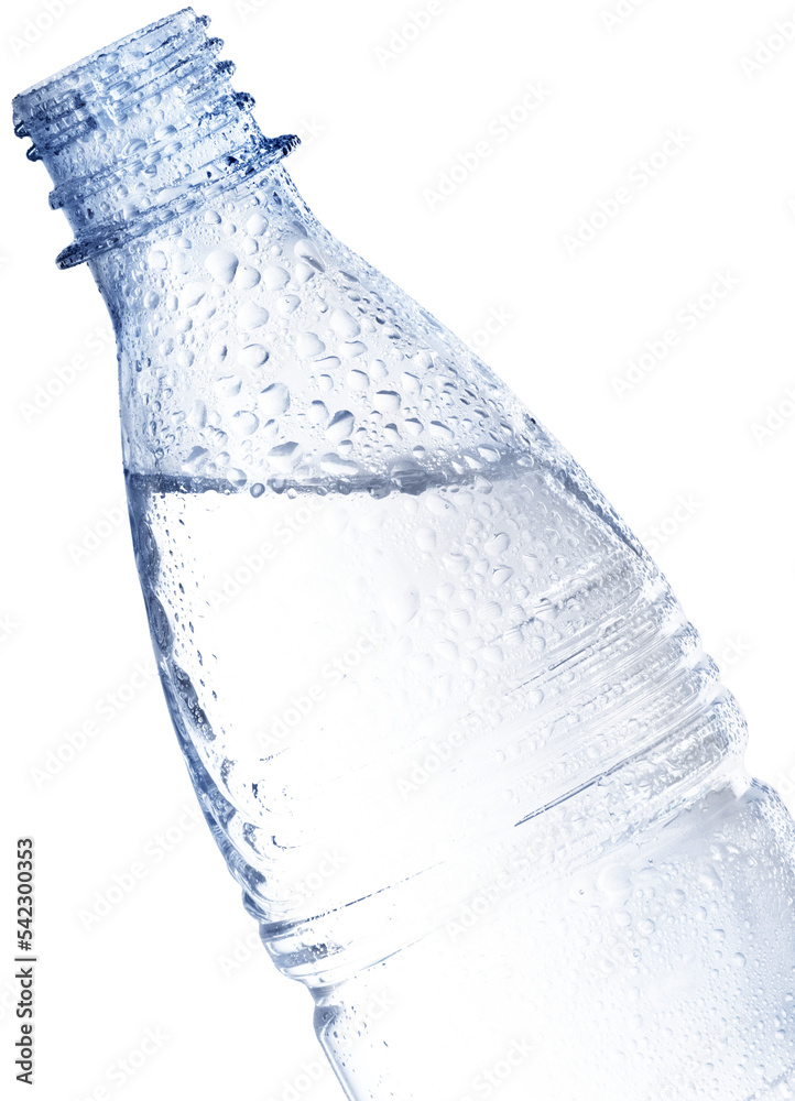 Water in plastic bottle isolated on white background Water in plastic bottle isolated on white background