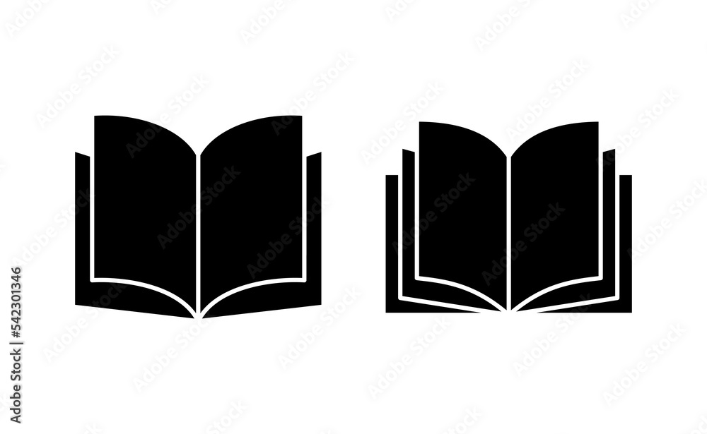 Book icon vector for web and mobile app. open book sign and symbol. ebook icon Book icon vector for web and mobile app. open book sign and symbol. ebook icon