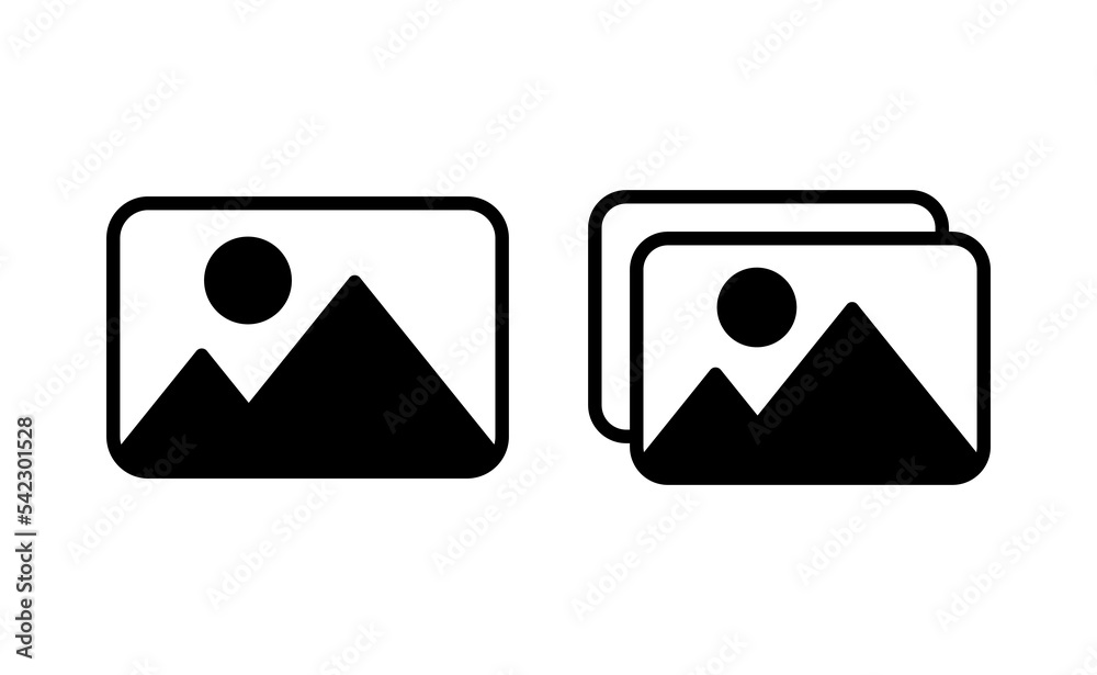 Picture icon vector for web and mobile app. photo gallery sign and symbol. image icon Picture icon vector for web and mobile app. photo gallery sign and symbol. image icon