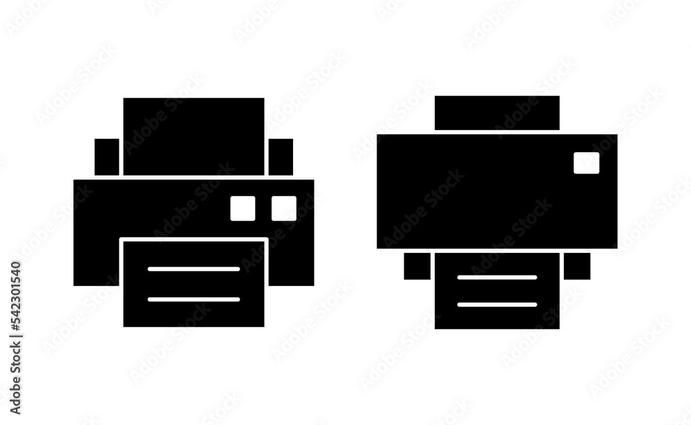 Print icon vector for web and mobile app. printer sign and symbol Print icon vector for web and mobile app. printer sign and symbol