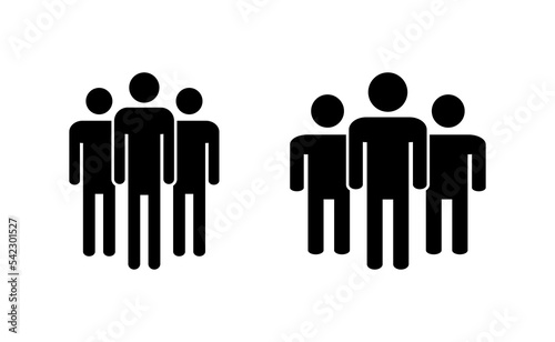 People icon vector for web and mobile app. person sign and symbol. User Icon vector