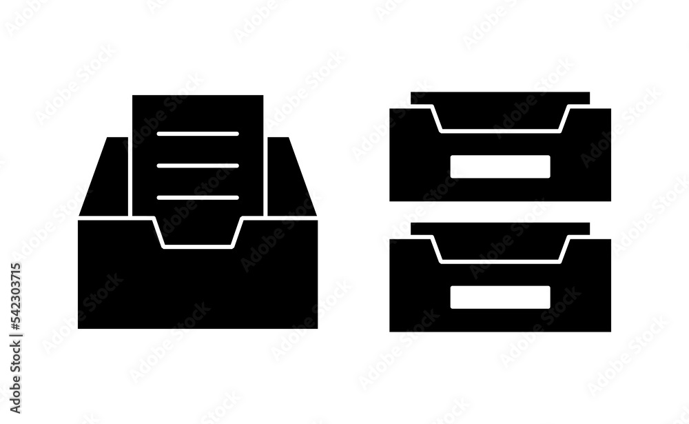 Archive folders icon vector for web and mobile app. Document vector icon. Archive storage icon. Archive folders icon vector for web and mobile app. Document vector icon. Archive storage icon.