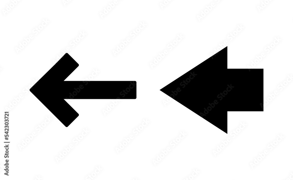 Arrow icon vector for web and mobile app. Arrow sign and symbol for web design. Arrow icon vector for web and mobile app. Arrow sign and symbol for web design.