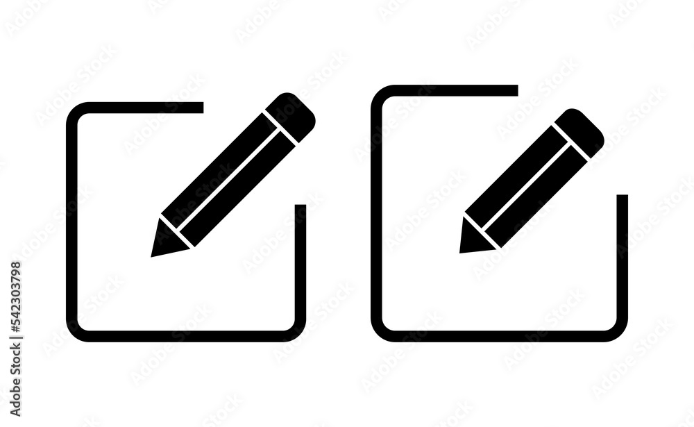 Edit icon vector for web and mobile app. edit document sign and symbol. edit text icon. pencil. sign up Edit icon vector for web and mobile app. edit document sign and symbol. edit text icon. pencil. sign up