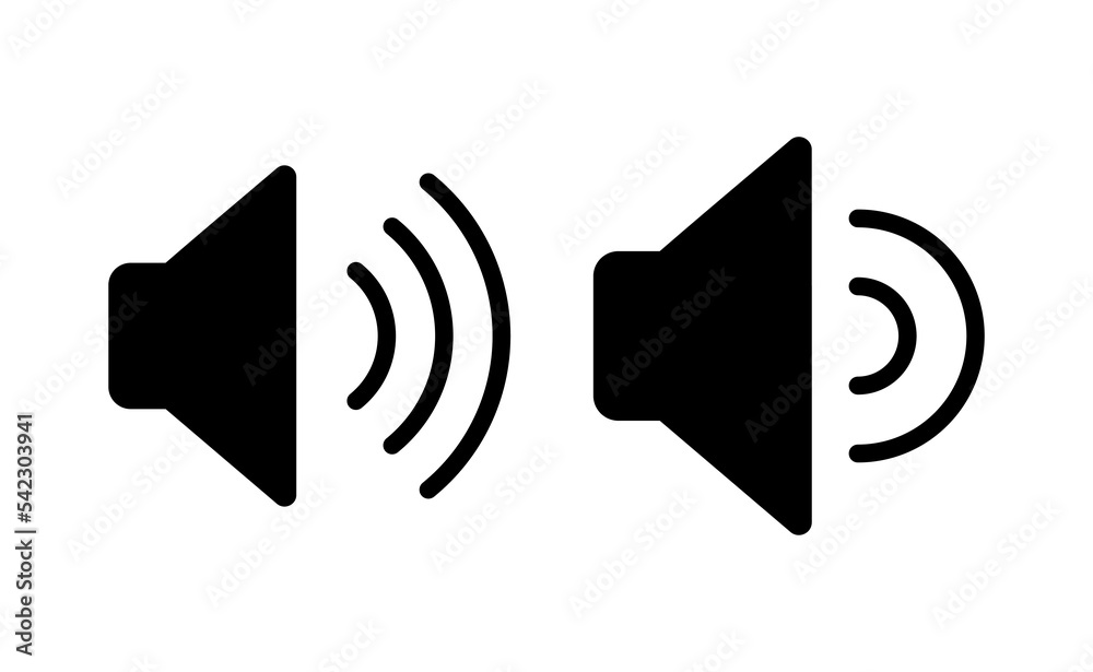 Speaker icon vector for web and mobile app. volume sign and symbol. loudspeaker icon. sound symbol Speaker icon vector for web and mobile app. volume sign and symbol. loudspeaker icon. sound symbol