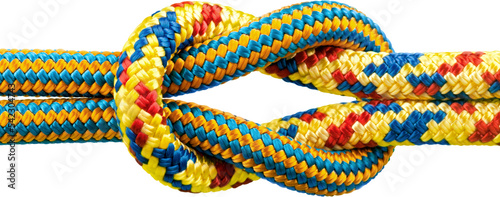 Close-Up of Reef Knot - Isolated photo