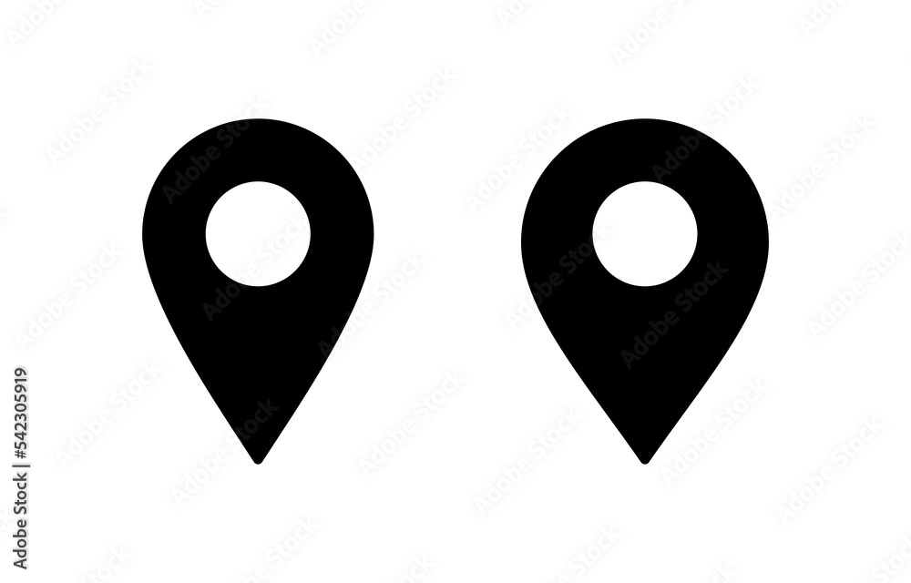 Pin icon vector for web and mobile app. Location sign and symbol. destination icon. map pin Pin icon vector for web and mobile app. Location sign and symbol. destination icon. map pin