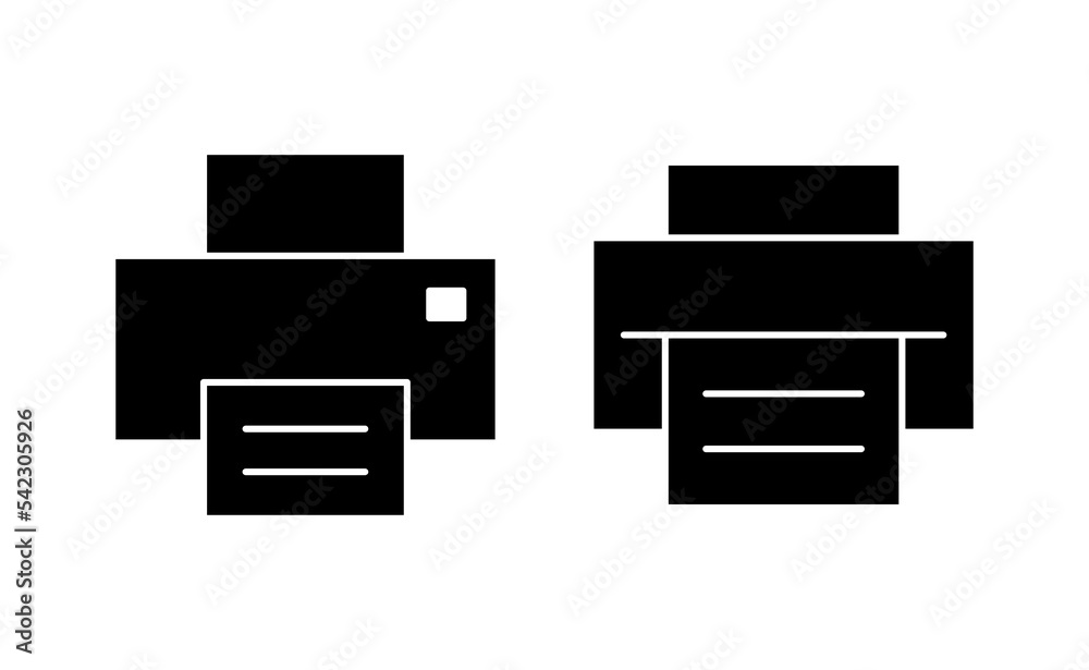 Print icon vector for web and mobile app. printer sign and symbol Print icon vector for web and mobile app. printer sign and symbol