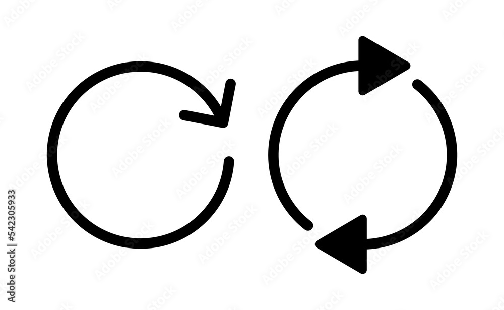 Refresh icon vector for web and mobile app. Reload sign and symbol. Update icon. Refresh icon vector for web and mobile app. Reload sign and symbol. Update icon.