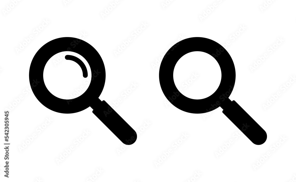 Search icon vector for web and mobile app. search magnifying glass sign and symbol Search icon vector for web and mobile app. search magnifying glass sign and symbol