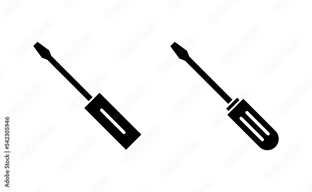 Screwdriver icon vector for web and mobile app. tools sign and symbol Screwdriver icon vector for web and mobile app. tools sign and symbol