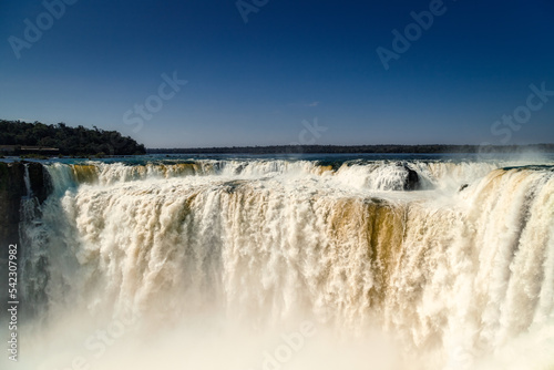 Upper part of Garganta del Diablo at Iguazu Falls
