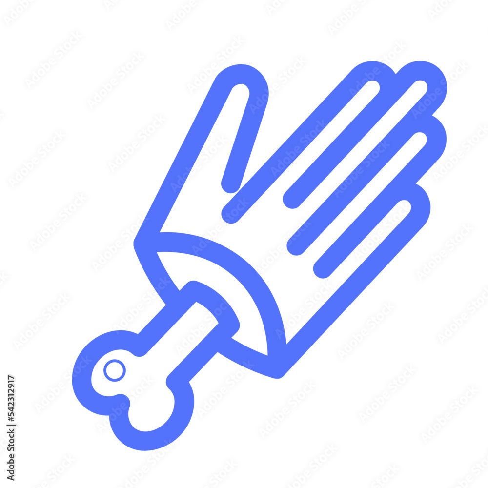 halloween hand scary spooky zombie line icon halloween hand scary spooky zombie line icon