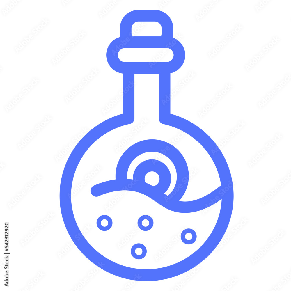 halloween magic poison potion line icon halloween magic poison potion line icon