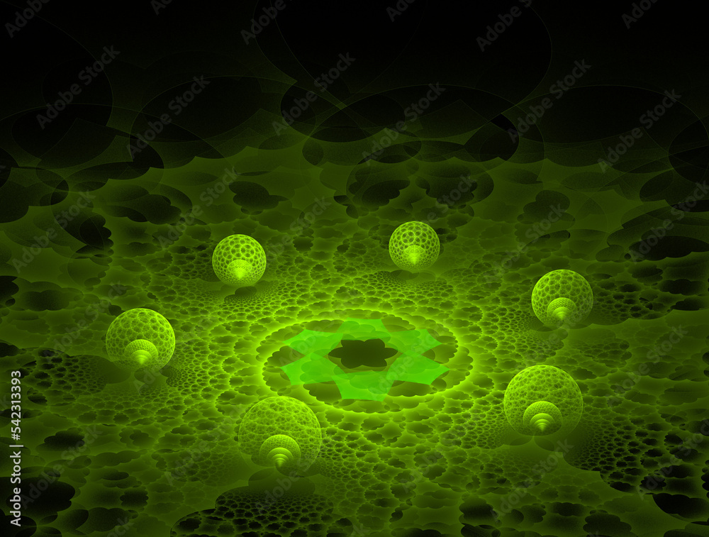 Obraz premium Imaginatory fractal abstract background Image