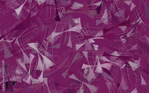 Dark Pink vector template with lines.