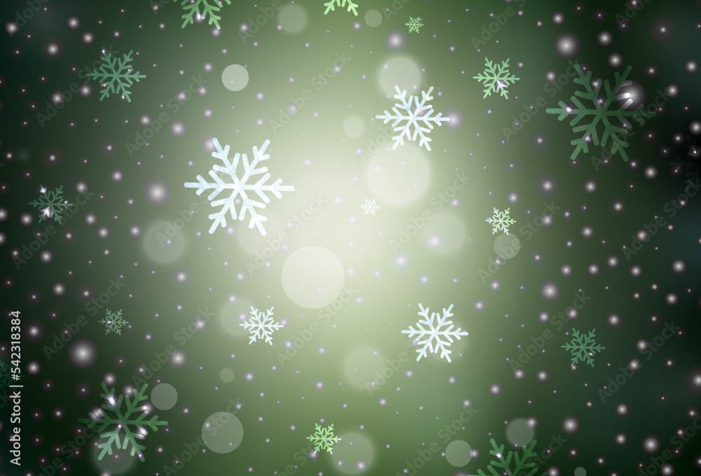 Dark Green vector template in carnival style.