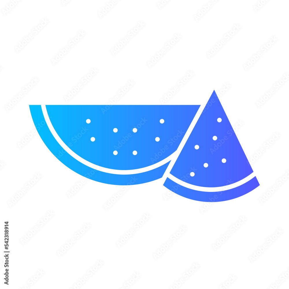 Fototapeta premium watermelon gradient icon