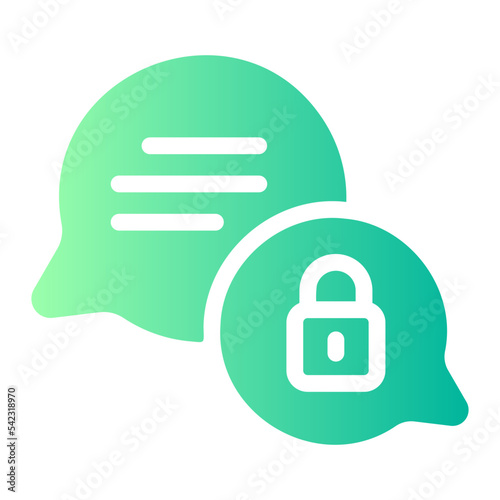 private chat gradient icon