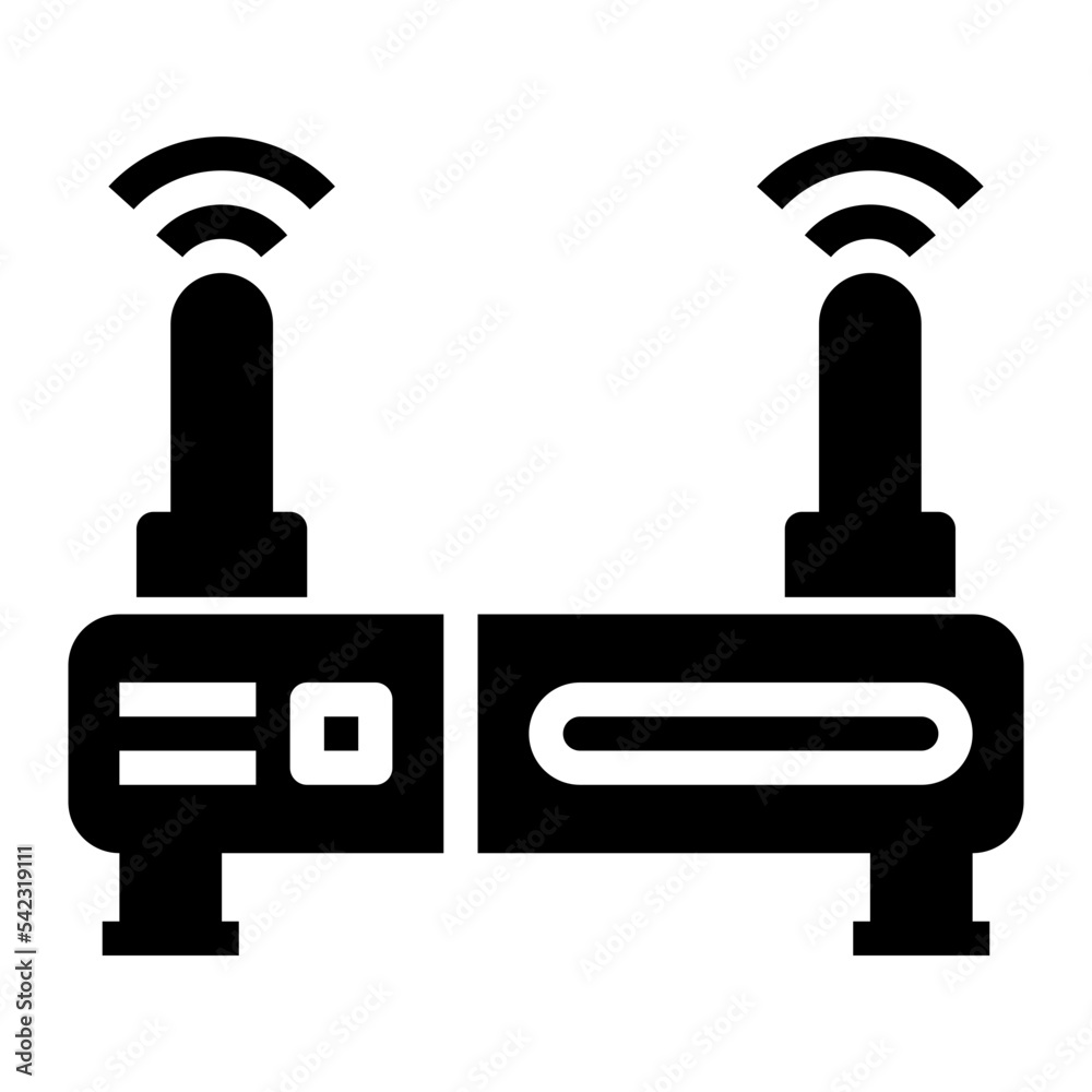 Icon Wifi Router With Style Glyph Icon Wifi Router With Style Glyph