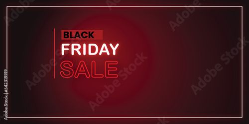 Black Friday Sale Banner in Red & Black for social media and business purpose Free Vector 