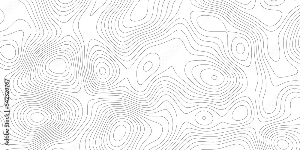 Abstract black and white abstract background vector, Abstract topographic contours map background .Topographic background and texture, monochrome image. 3D waves. Marble texture with natural pattern