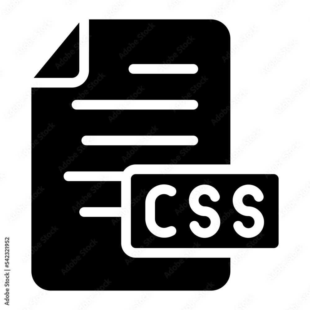 css file glyph icon css file glyph icon