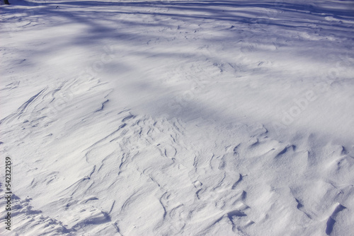 Beautiful winter landscape at the ravine