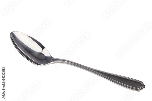 Silver spoon photo stacking side view photo