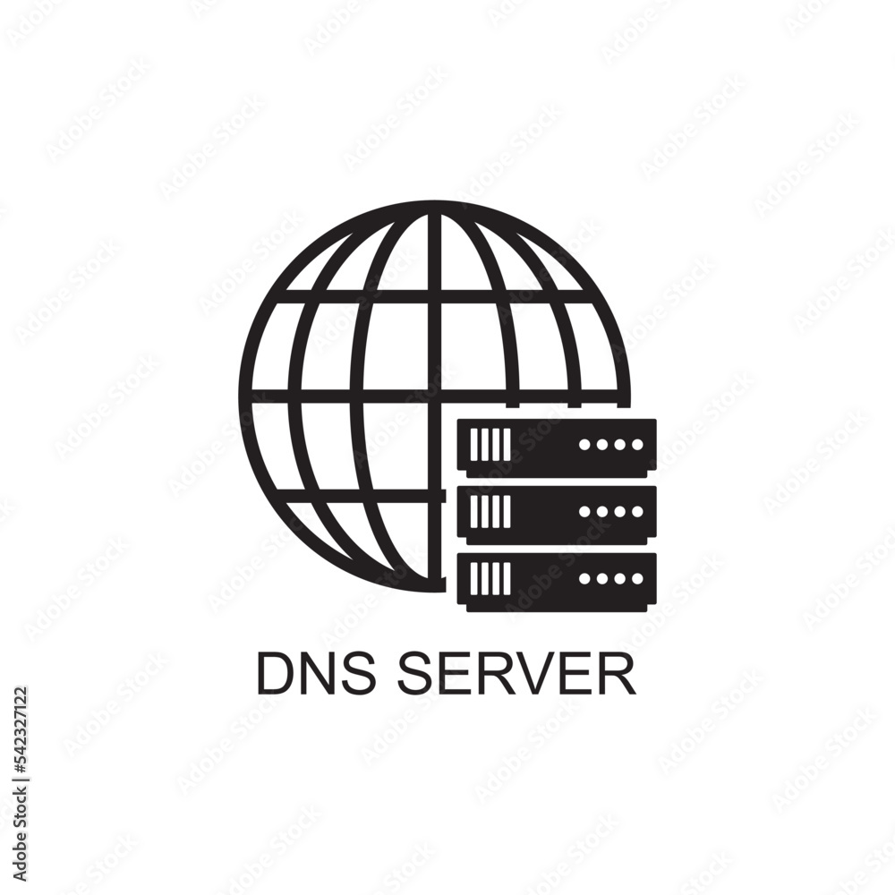 dns server icon , communication icon
