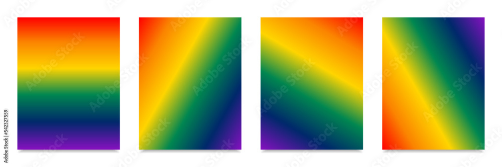 Rainbow gradient background template