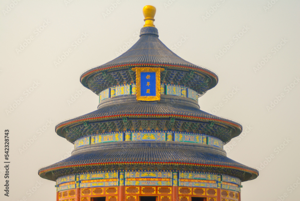Temple of Heaven, Chinese temple. Original building is over 600 years old. Beijing, China