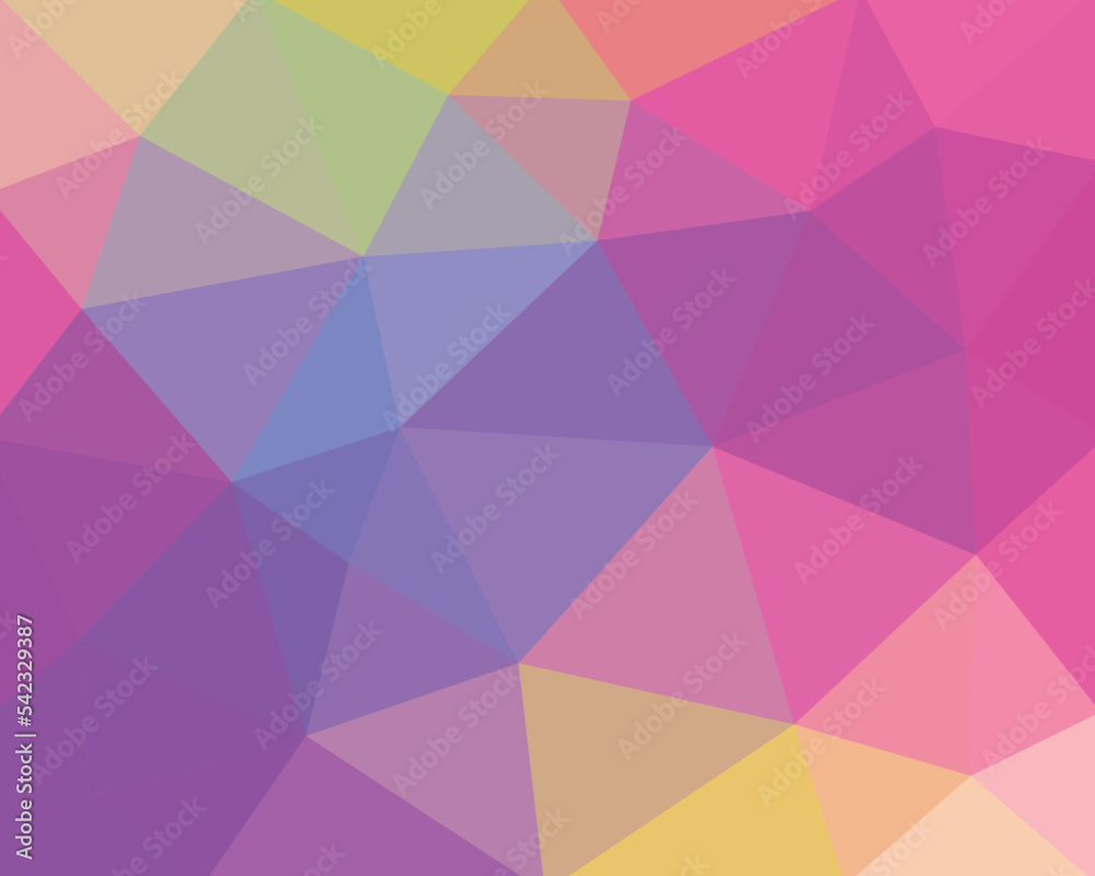 Obraz premium vector color pattern abstract triangle background.