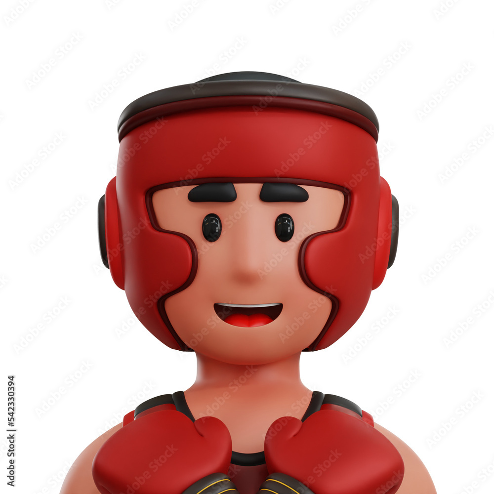 Boxer Player 3D Avatar Boxer Player 3D Avatar