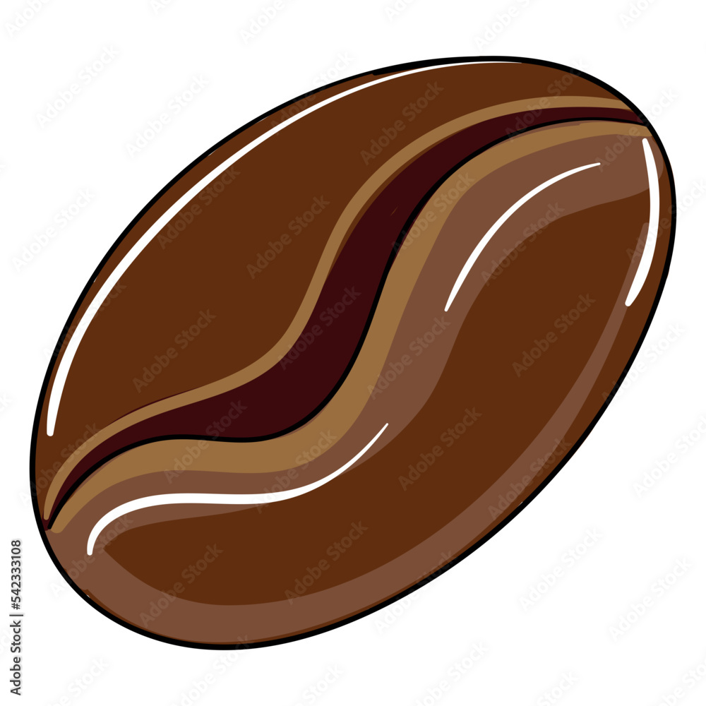 Coffee bean vector illustration Coffee bean vector illustration