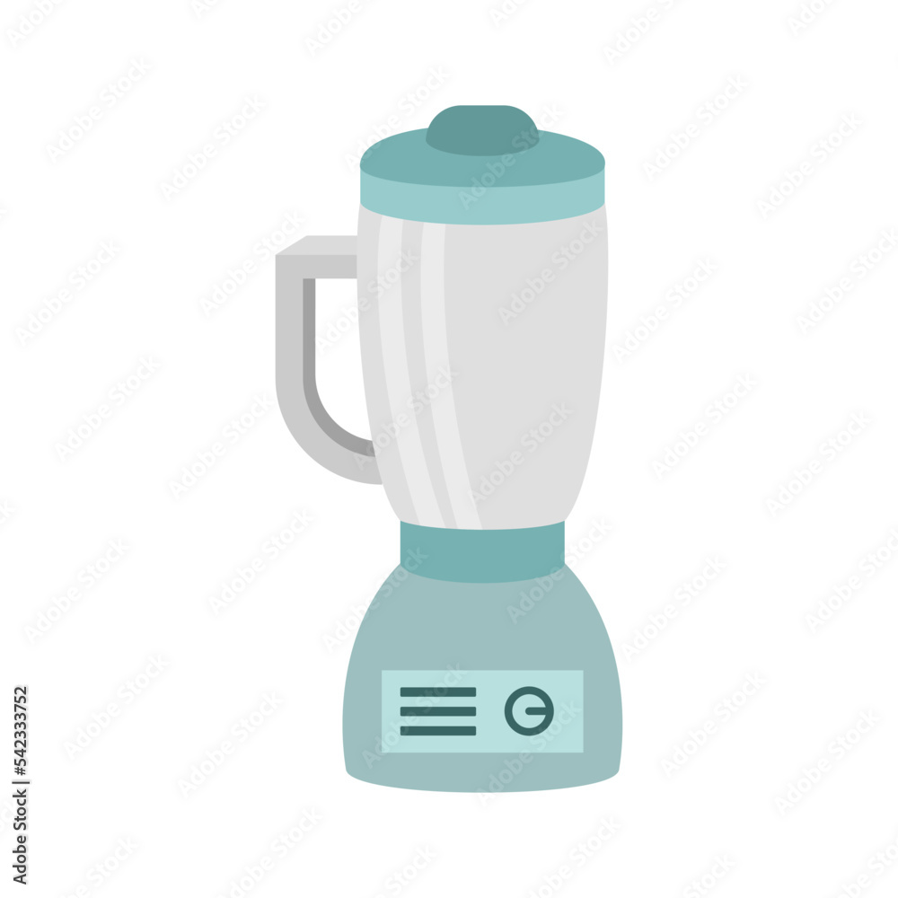 Blender stationary vector flat material design isolated on white Blender stationary vector flat material design isolated on white