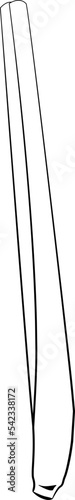 Lemon Grass Leaf Drawing Line