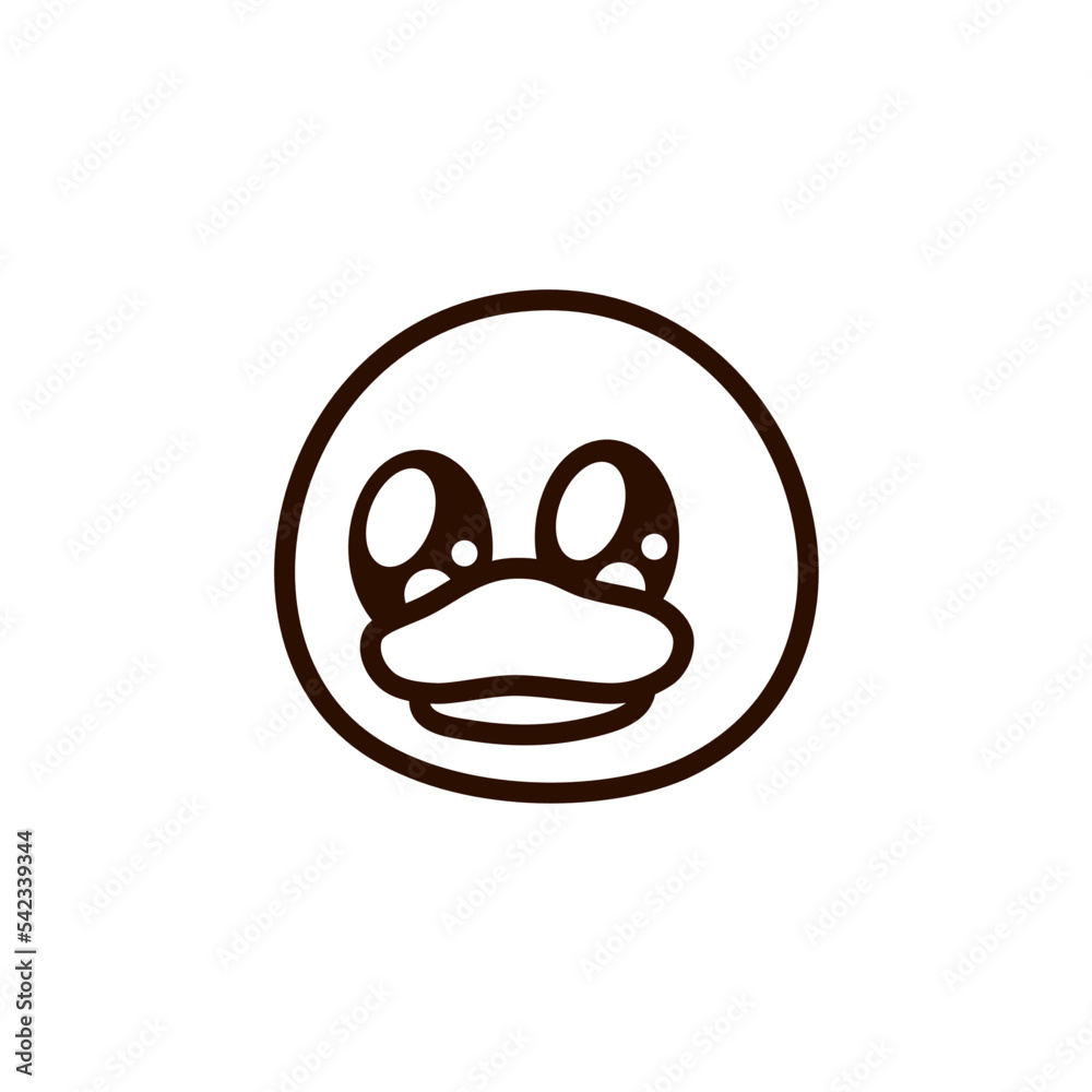 vector files repeatable seamless pattern of a duck face with doodle line style vector files repeatable seamless pattern of a duck face with doodle line style
