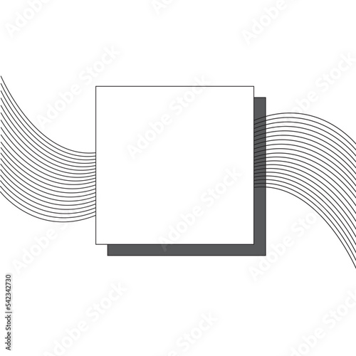 Wavy Geometric Shape photo