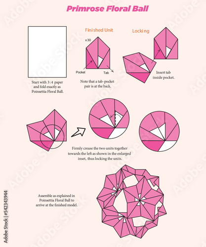 Step by step instructions how to make origami