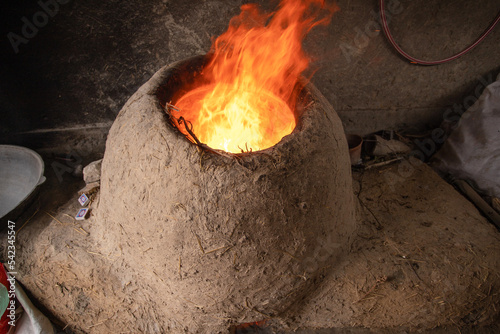 Every rural family in Uzbekistan has a clay oven made of clay and straw. Not only bread is baked there, but also the dumplings filled with different ingredients. photo